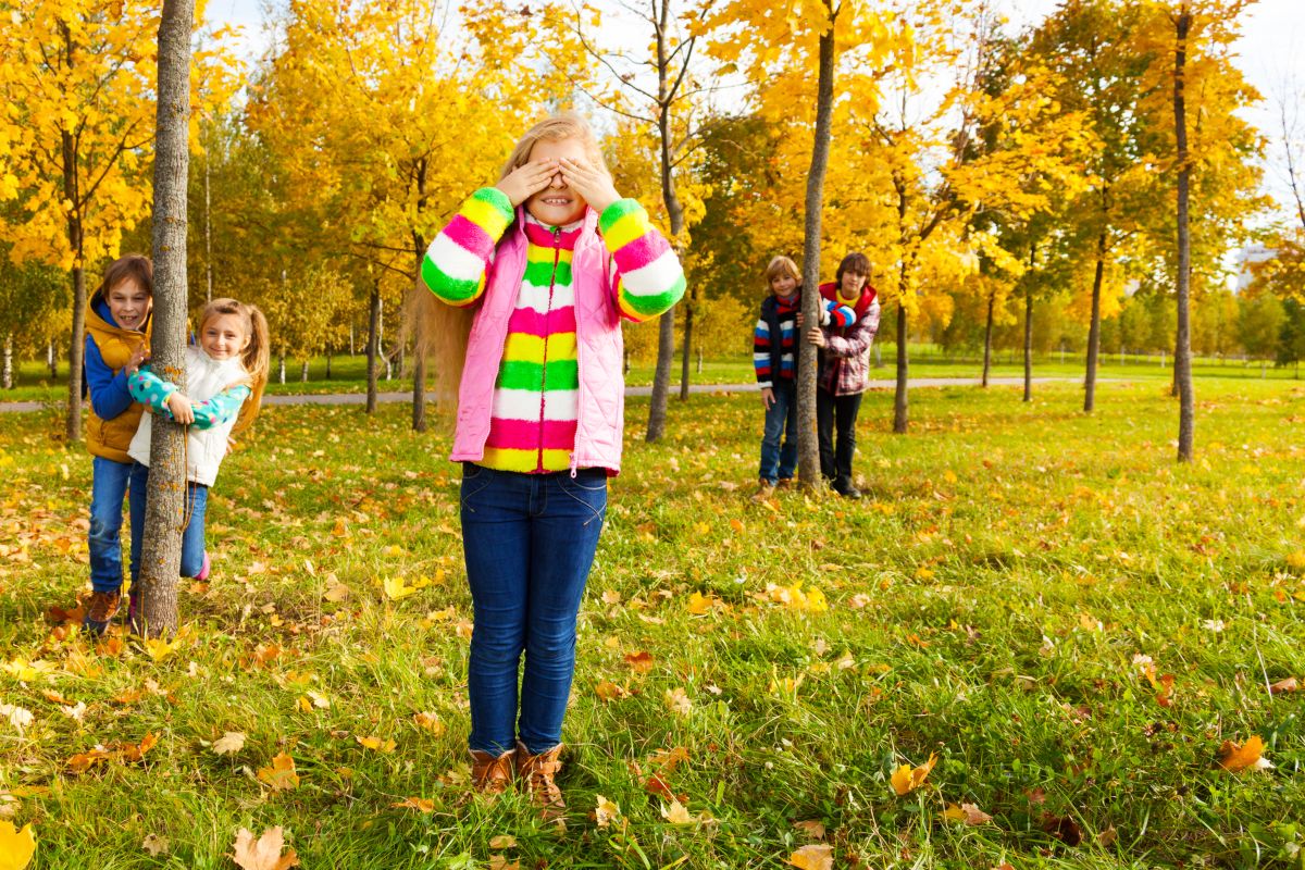 Classic Outdoor Game: Hide and Seek