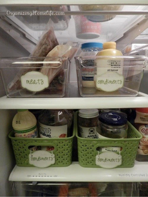 Colorful Labels for Organized Fridge