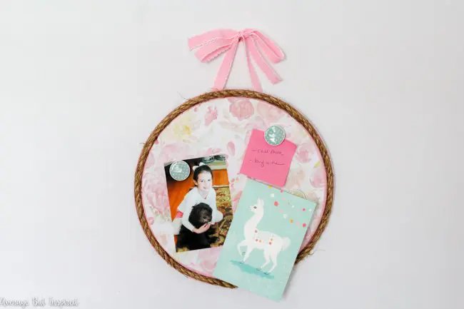 Create a Chic Magnet Board Easily