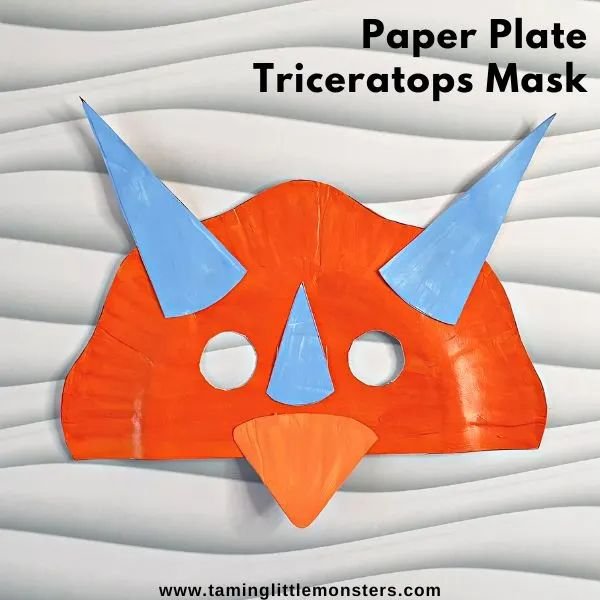 Create a Fun Triceratops Mask Craft