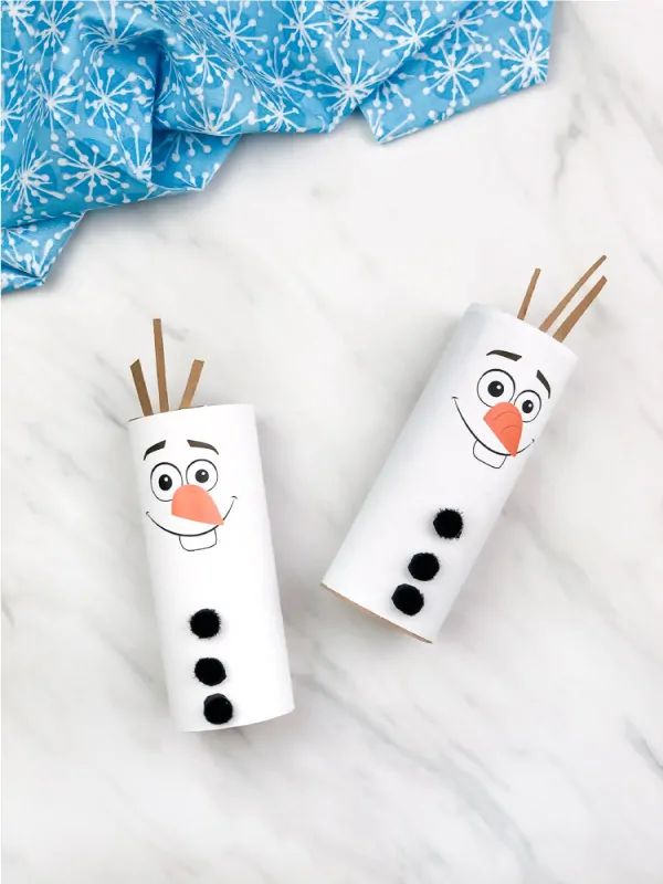 Create Your Own Olaf with TP Rolls