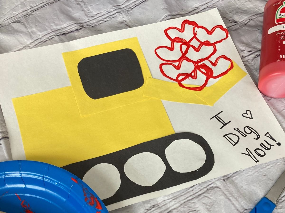 Creative Digger Truck Craft for Boys