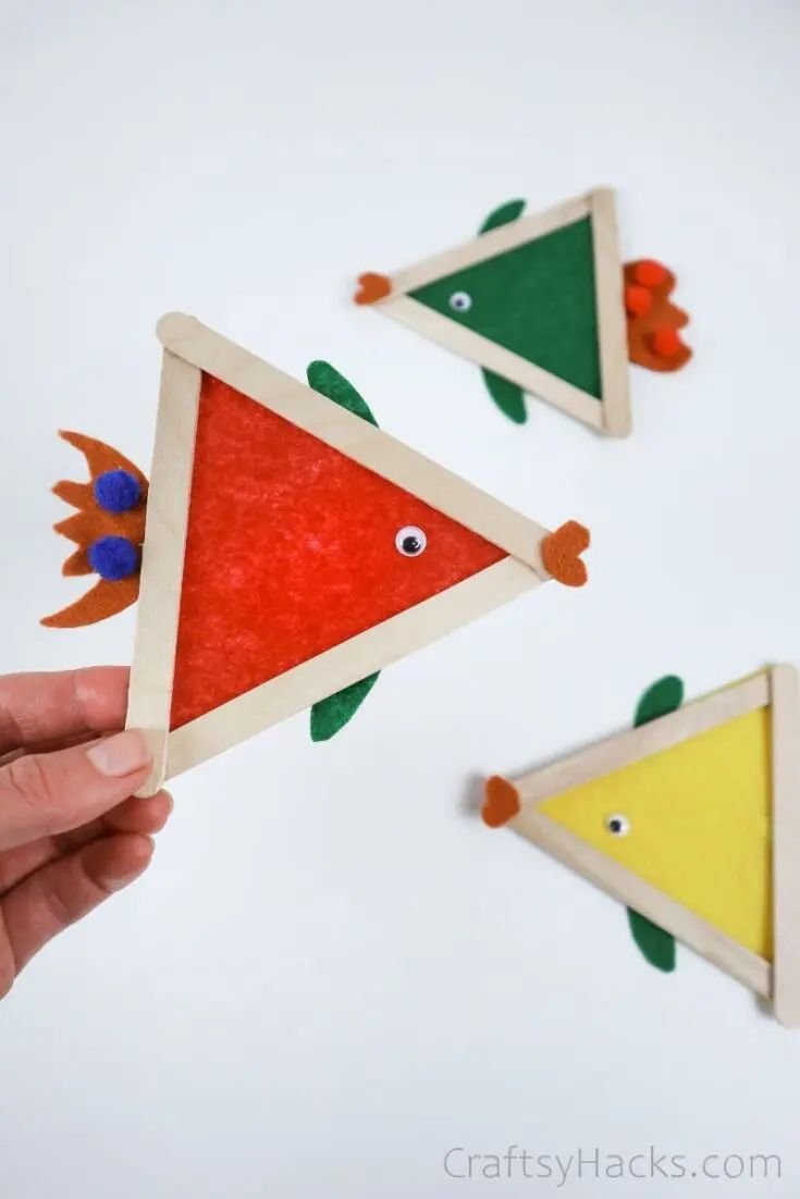 Creative Popsicle Stick Fish Craft Ideas