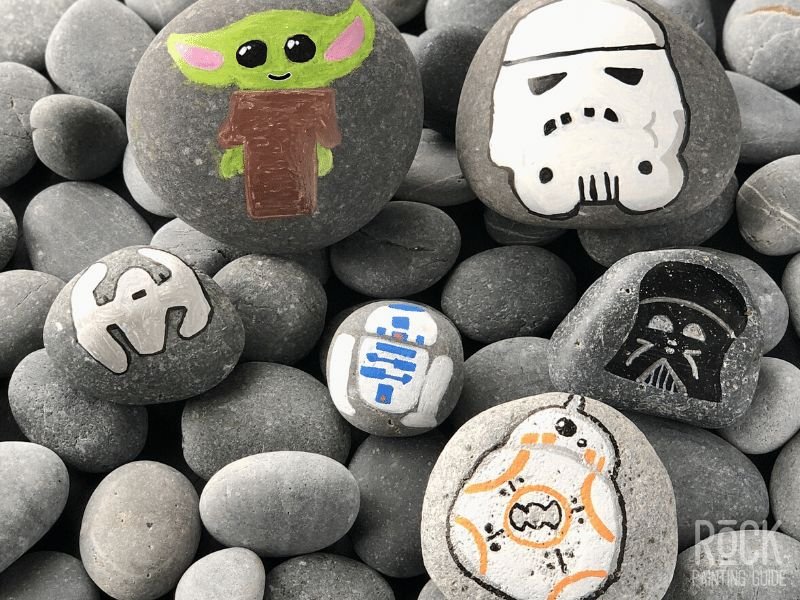 Creative Star Wars-Themed Painted Rocks