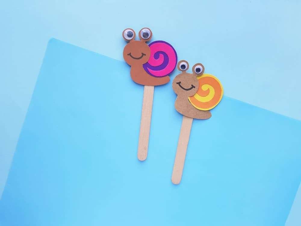 Fun DIY Snail Puppet Craft Idea