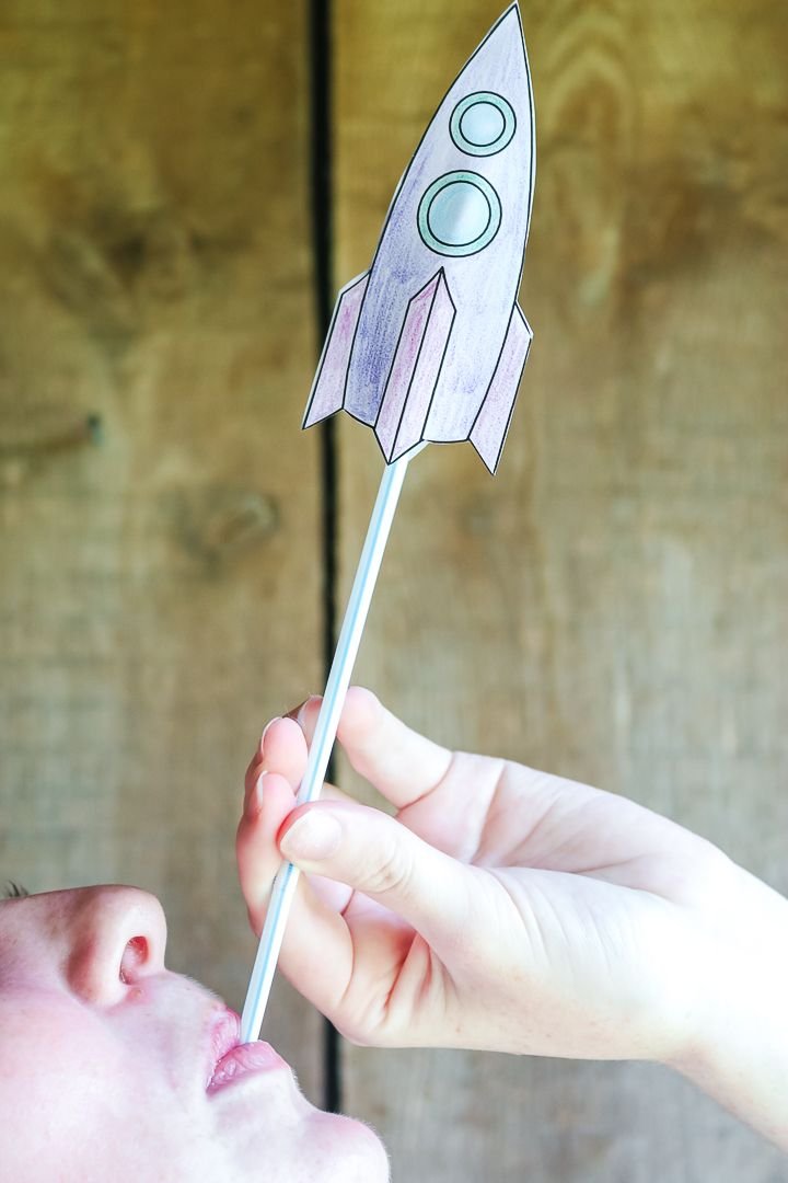 Fun DIY Straw Rockets for Kids