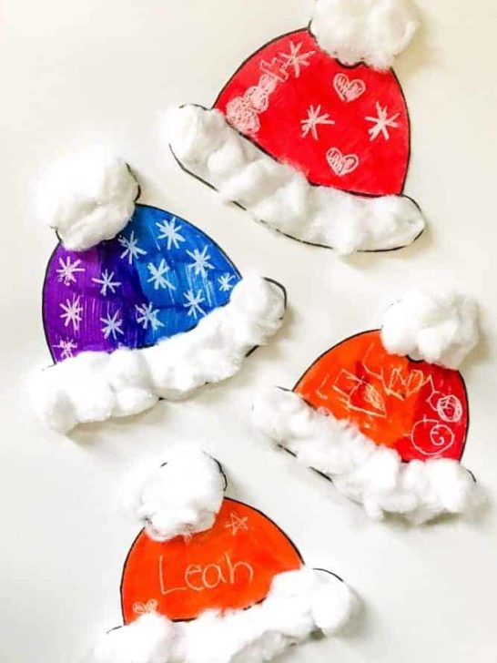 Fun Winter Hat Craft for Kids