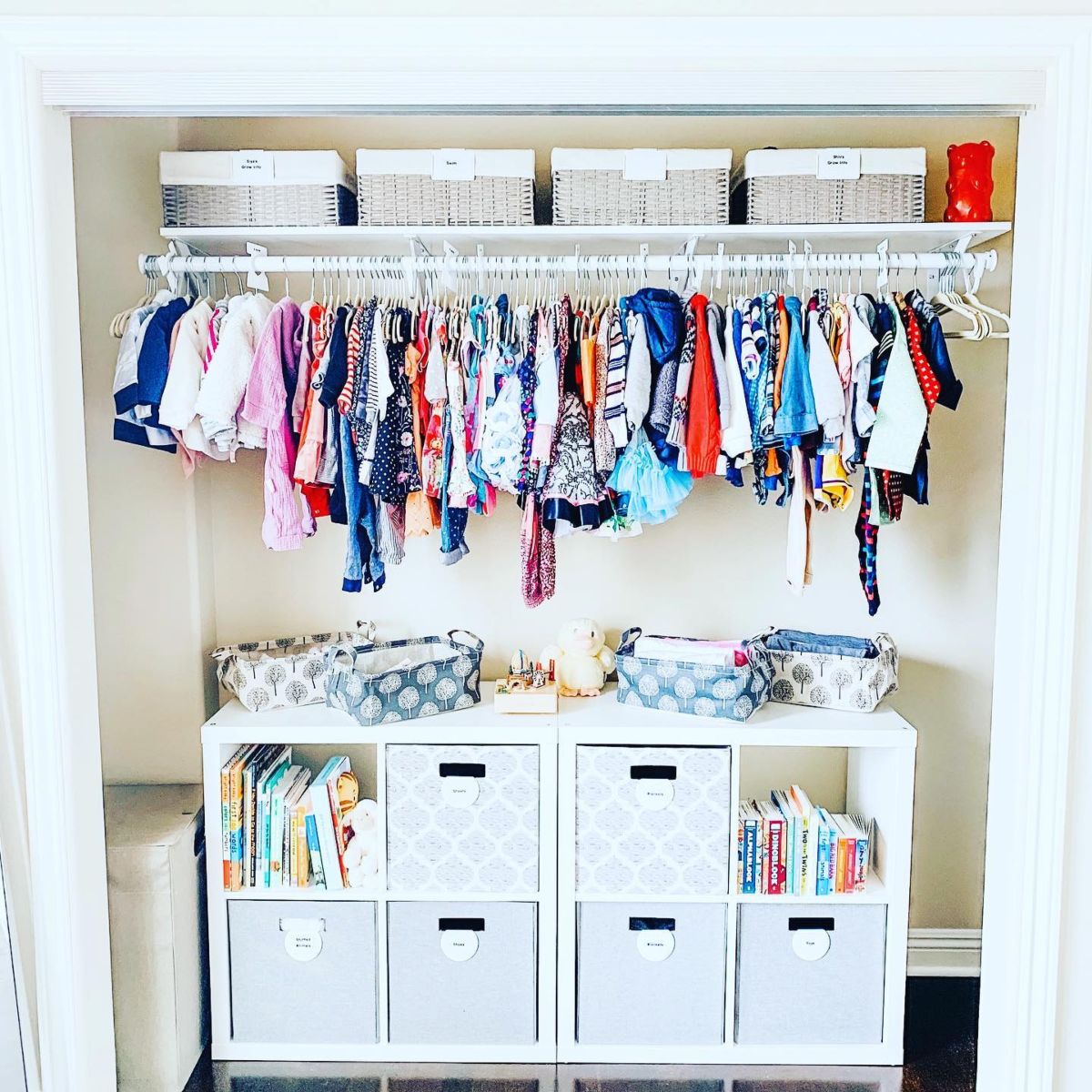 Maximize Closet Space with Kallax Units