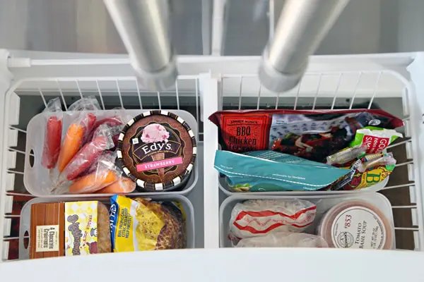 Maximize Freezer Space with Dollar Store Baskets