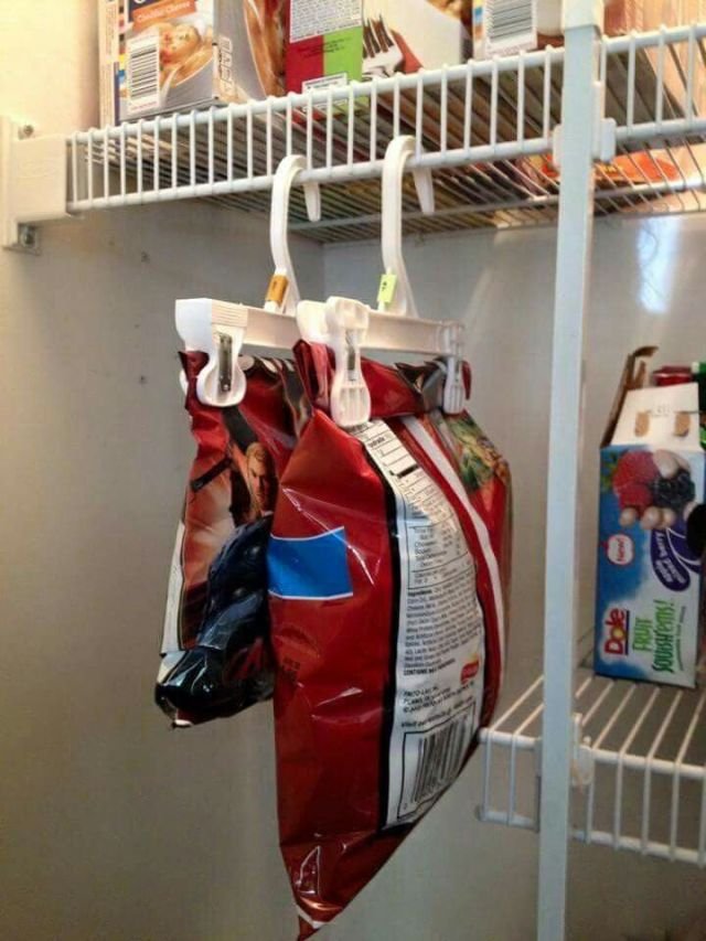 Maximize Space with Snack Hangers