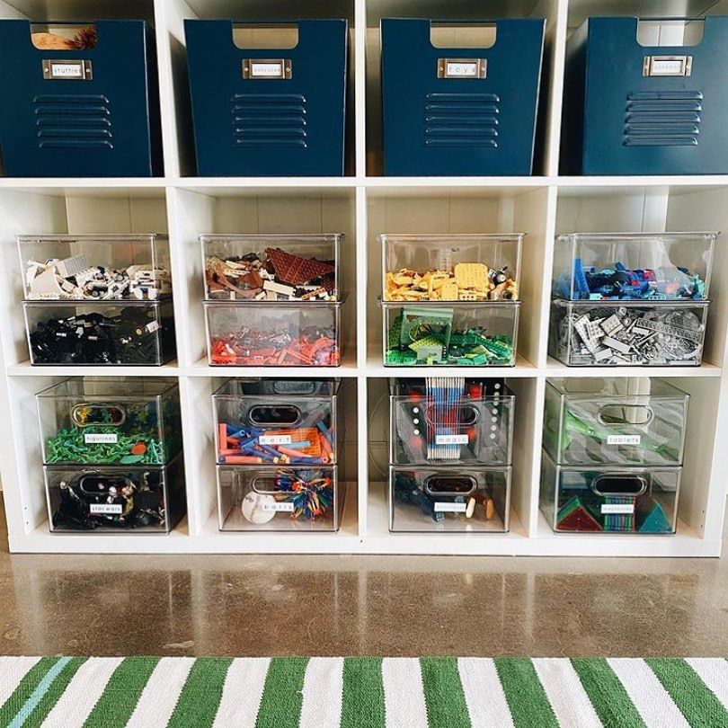 Organize Lego with Kallax Units