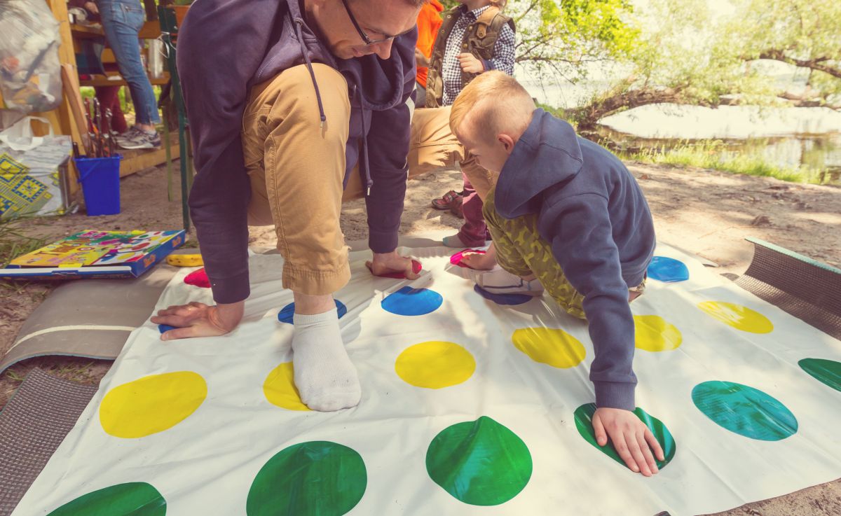 Outdoor Fun with Lawn Twister Game