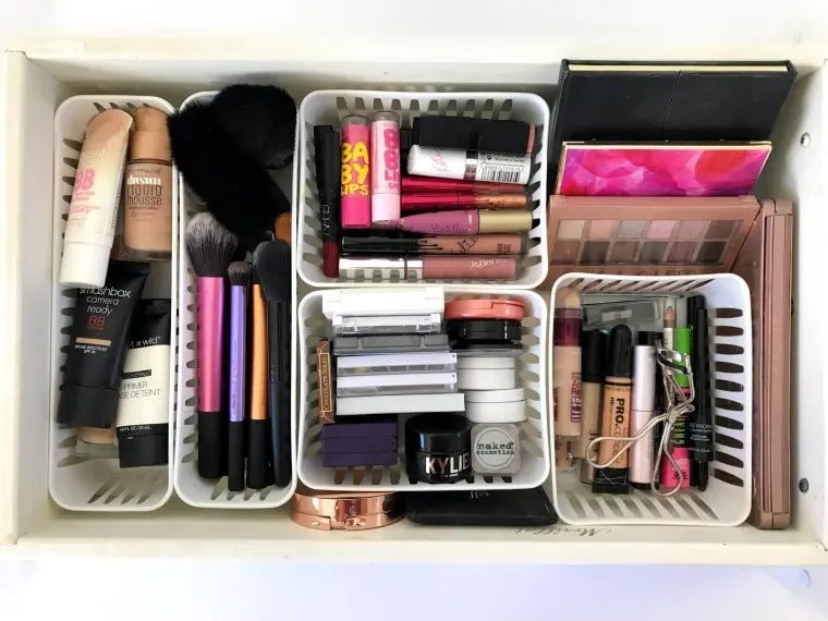 Transform Cluttered Makeup Drawers Easily