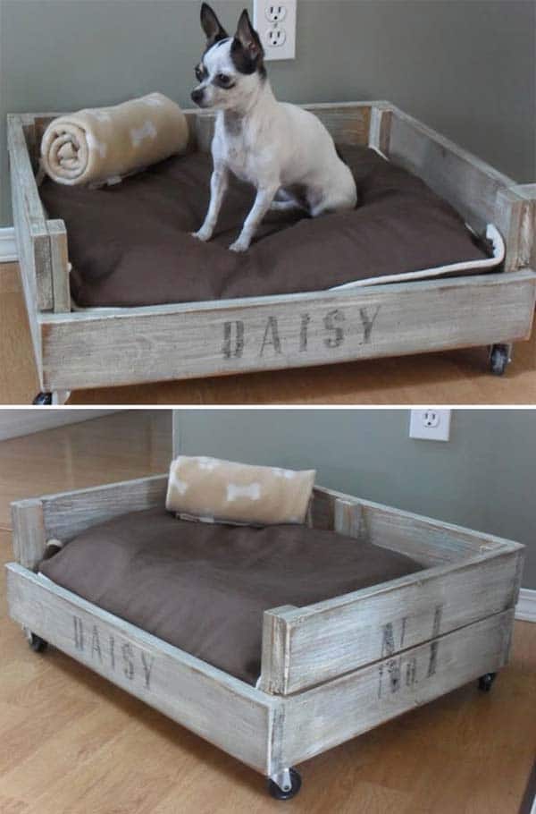 Transform Old Furniture into Pet Beds