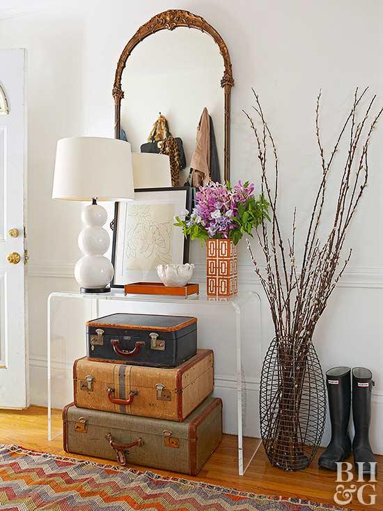 Transform Vintage Suitcases into Nightstands