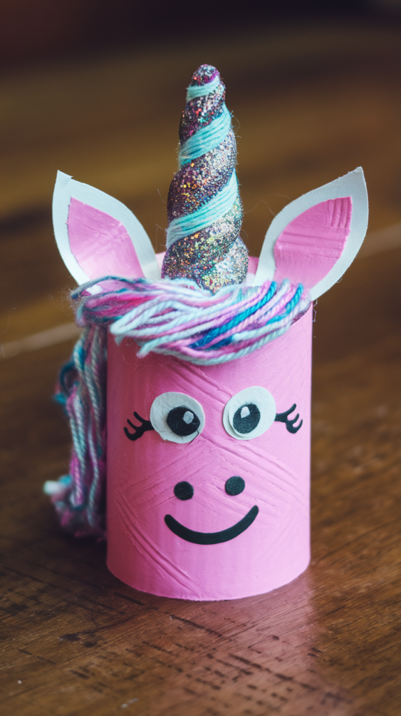 Adorable Unicorn Toilet Roll Crafts