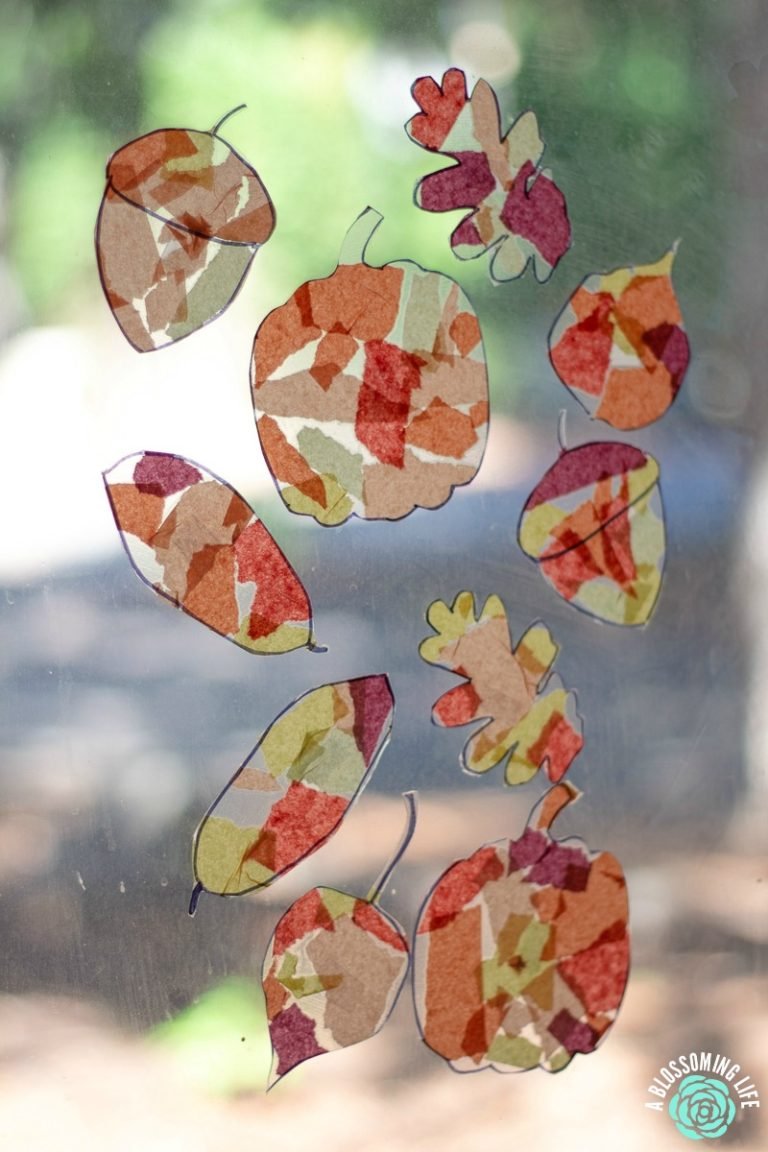 Charming Fall Suncatchers for Kids