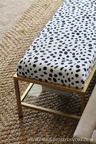 Charming Gold Upholstered Bench Ideas