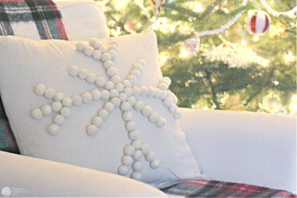 Charming Snowflake Pillows for Winter Decor