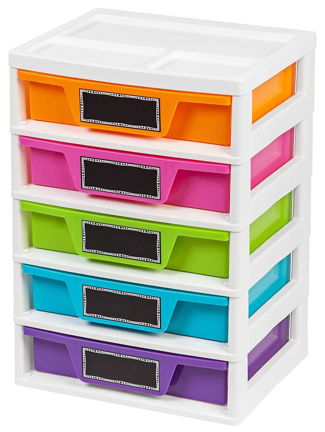 Colorful Plastic Storage Organizers for Clutter