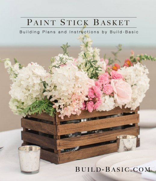 Craft a Unique Paint Stick Basket