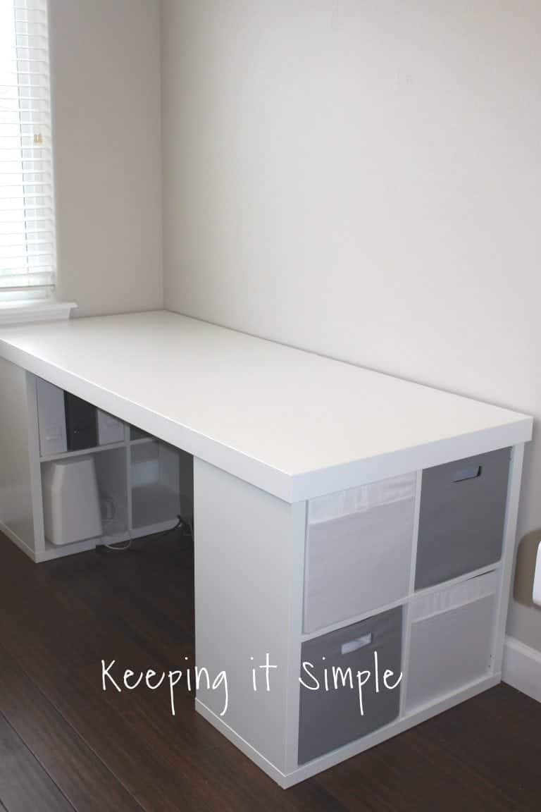 Create a Stylish DIY Kallax Desk