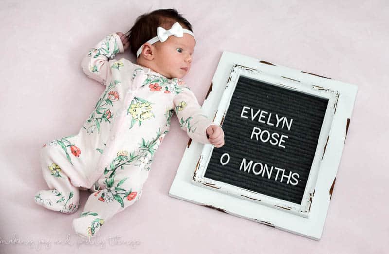 Create Adorable Monthly Baby Photos