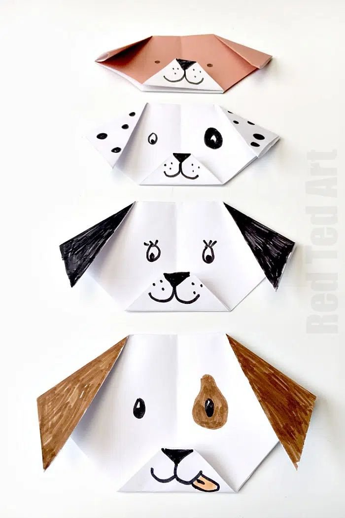 Create Adorable Origami Puppies Easily