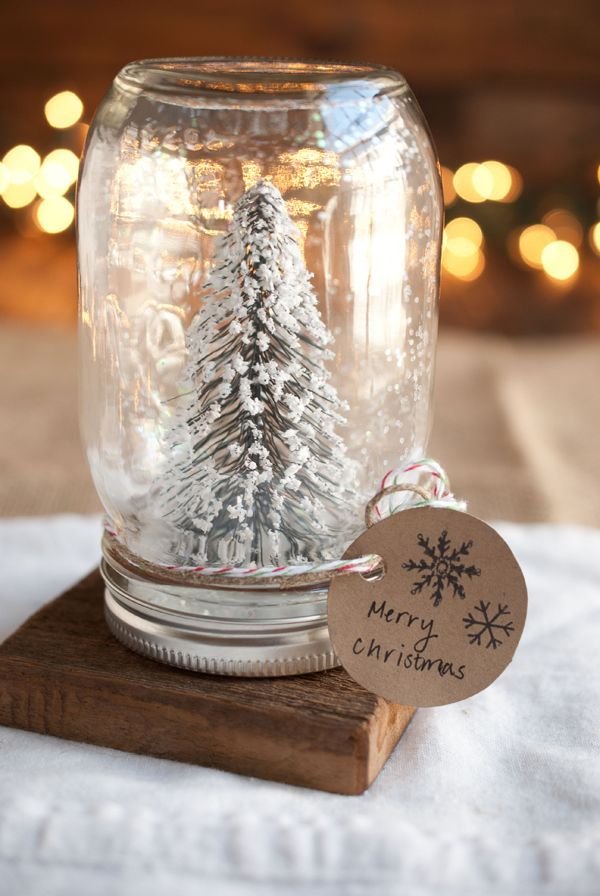 Create Charming DIY Mason Jar Snow Globes