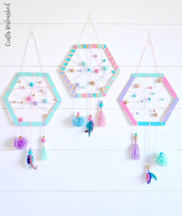 Create Enchanting Pastel Dream Catchers Together