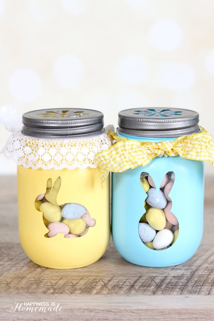 Create Festive Easter Bunny Treat Jars