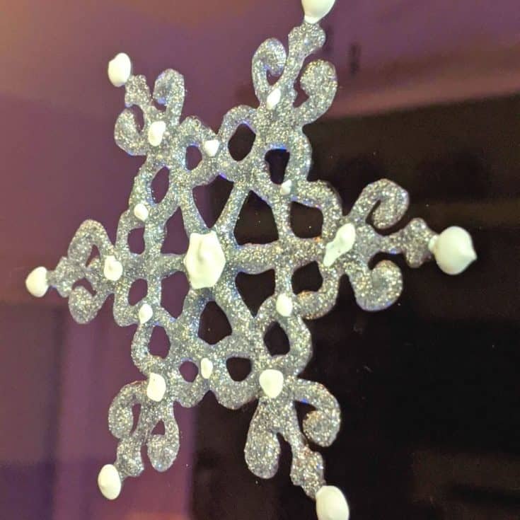 Create Festive Snowflake Window Clings