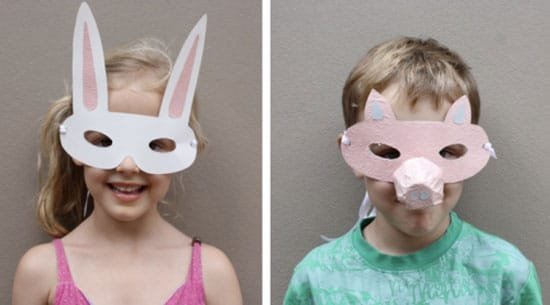 Create Fun Bunny Masks for Easter