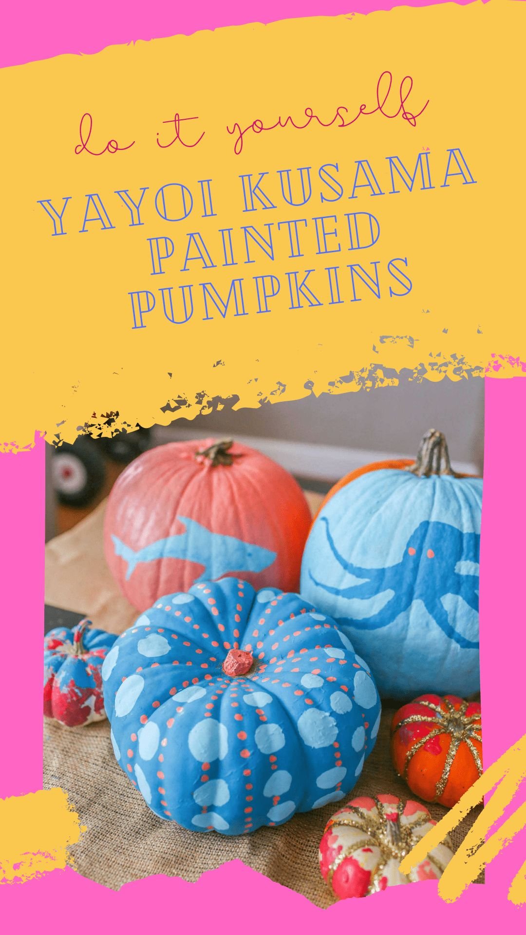 Create Kusama-Inspired Pumpkin Art