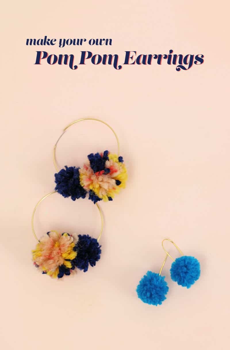 Create Trendy Pom Pom Earrings Easily