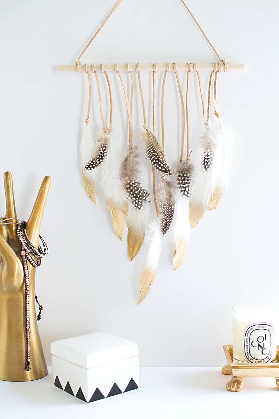 Create Your Own Feather Wall Hanging