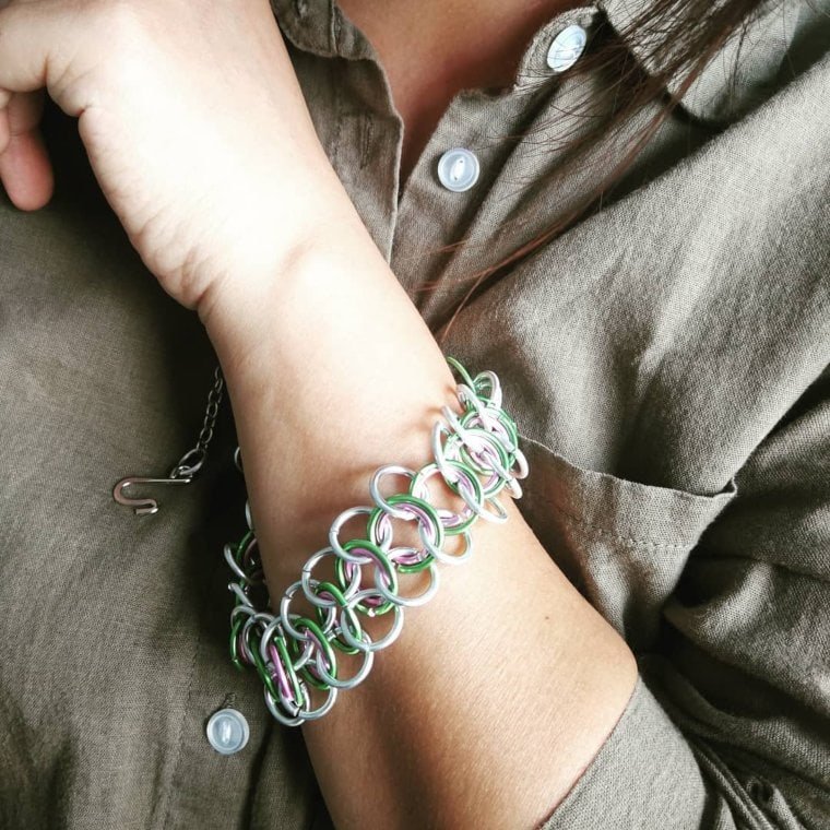 Create Your Own Stylish Chain Mail Bracelet