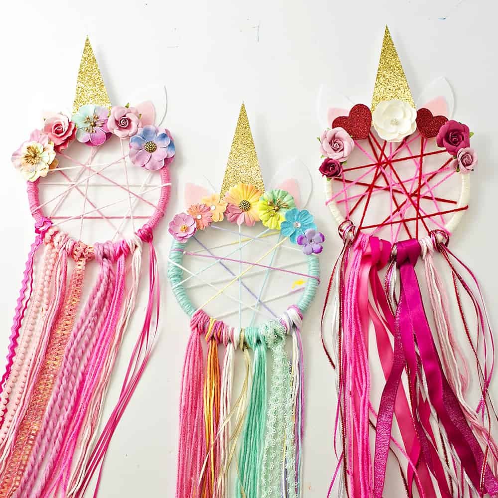 Create Your Own Unicorn Dreamcatcher