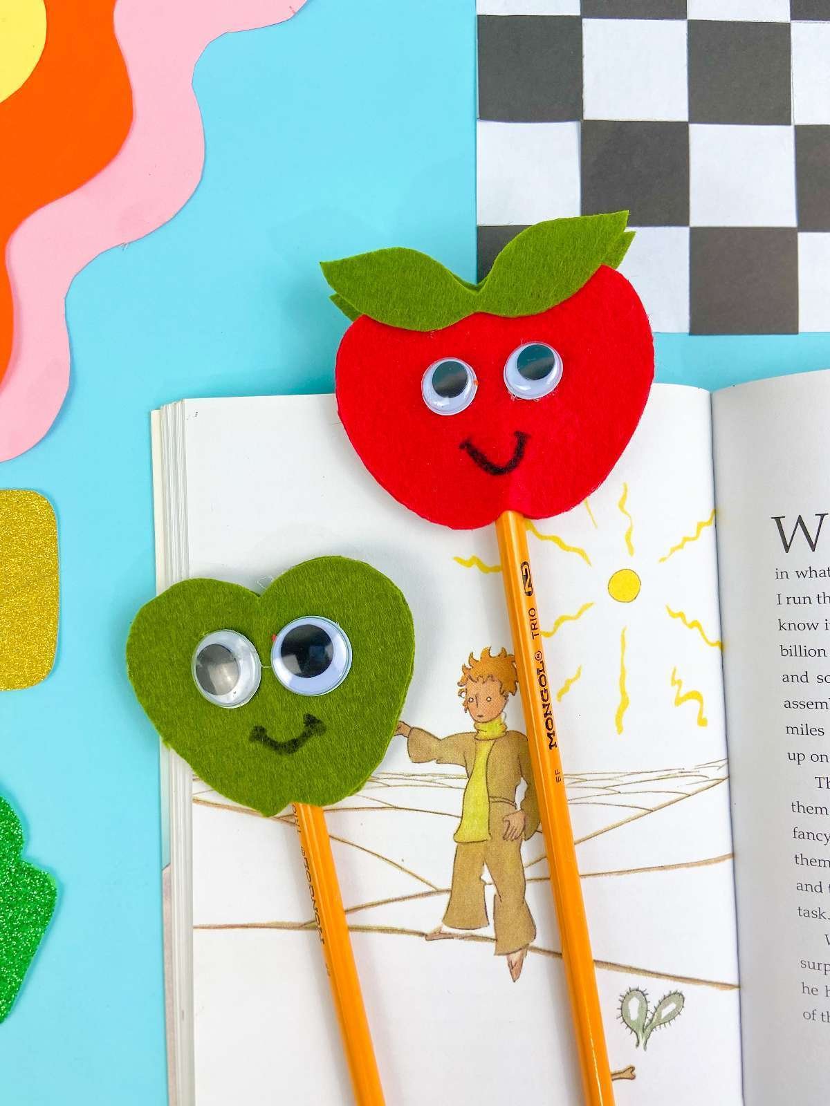 Creative Felt Apple Pencil Toppers