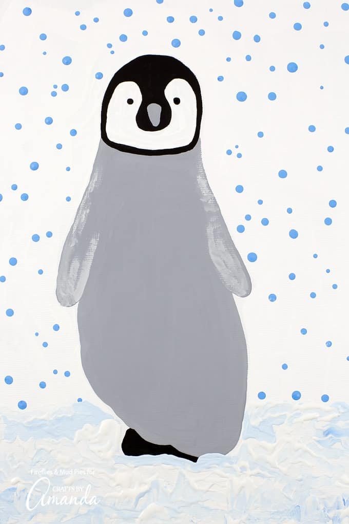 Creative Footprint Penguin Craft for Toddlers