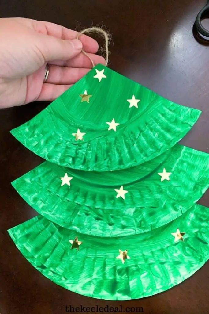 Creative Paper Plate Christmas Tree Craft