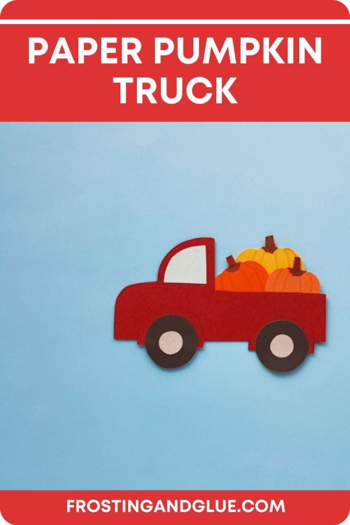 Creative Paper Pumpkin Truck Craft Idea