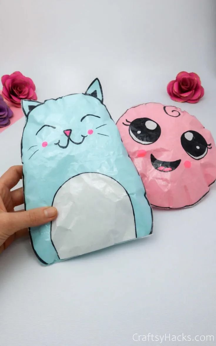 Creative Paper Squishies Craft Ideas