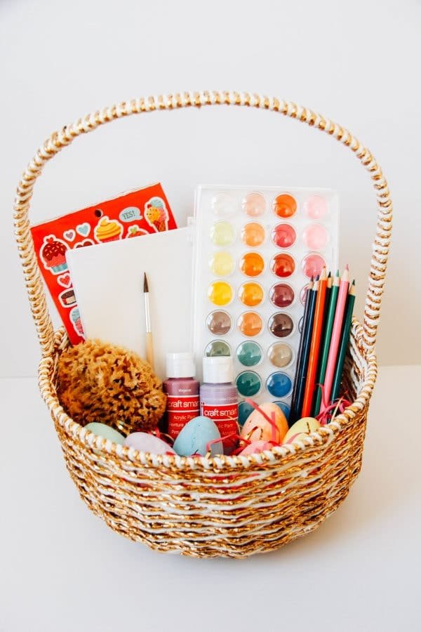 Creative Supplies for Artistic Easter Baskets