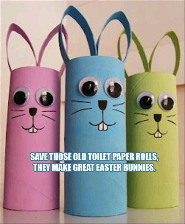 Creative Toilet Paper Bunny Craft