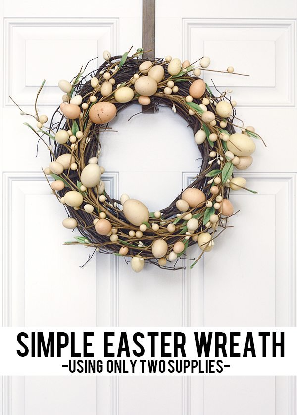 Easy DIY Elegant Easter Wreath Tutorial