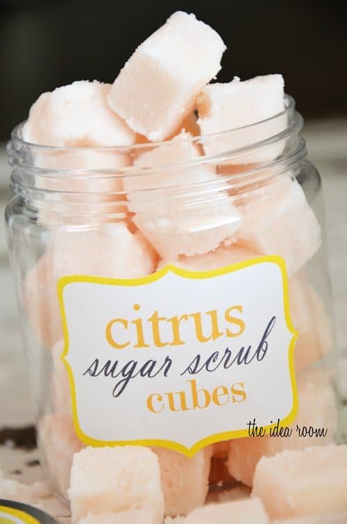 Easy DIY Sugar Scrub Cube Recipe