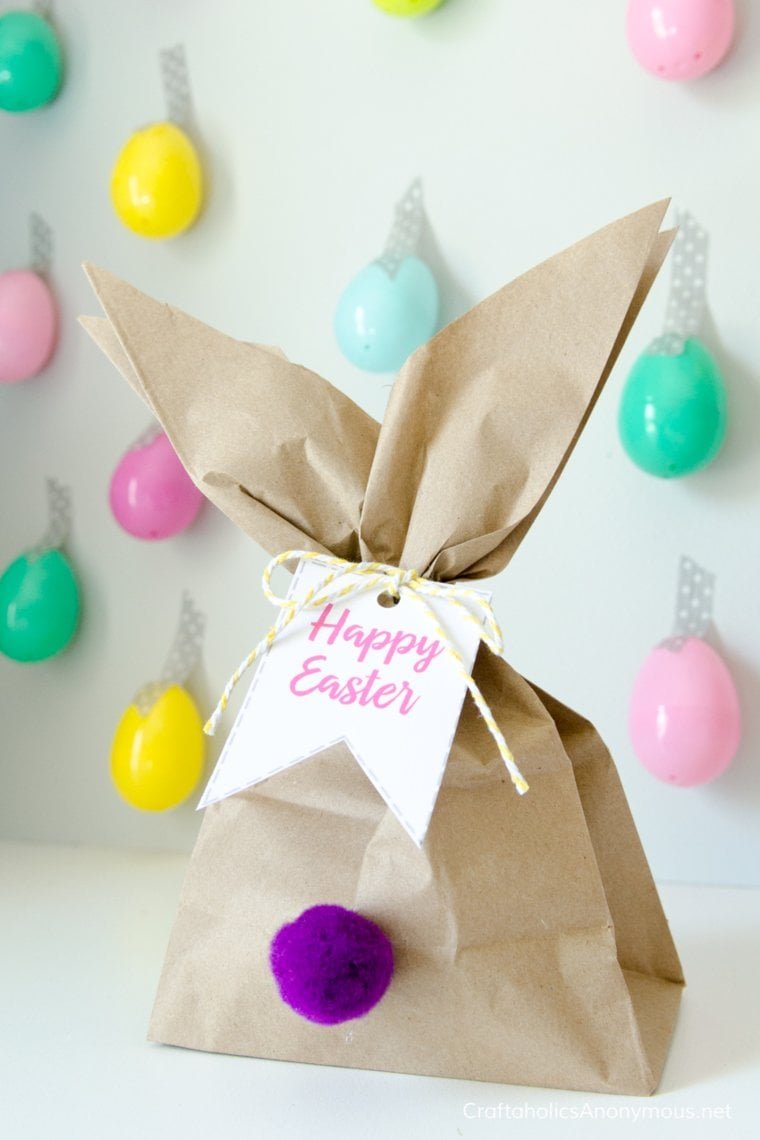 Easy Easter Bunny Gift Bag Ideas