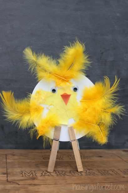 Easy Homemade Easter Chicks Craft