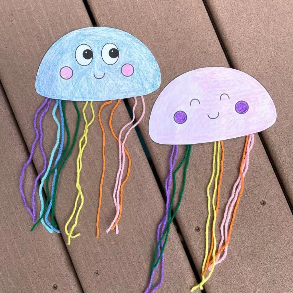 Easy Jellyfish Craft for Toddlers